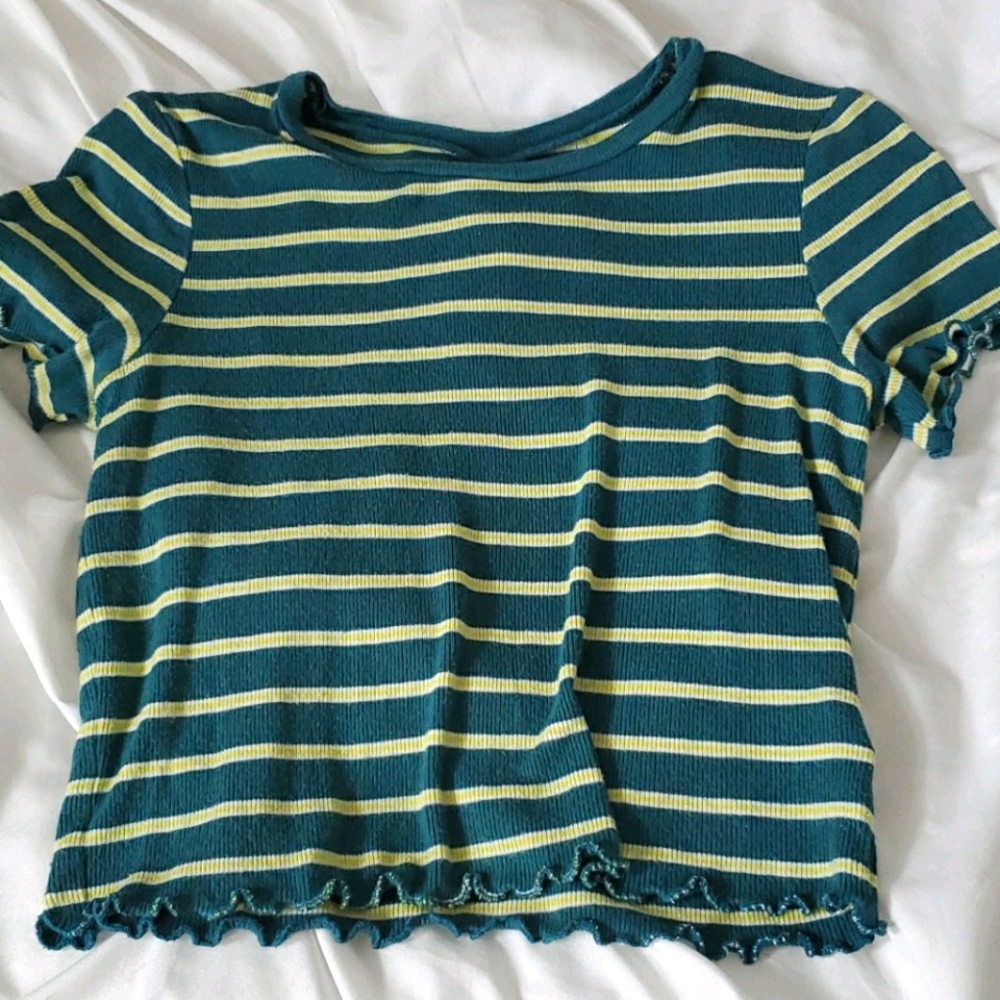 Striped crop top